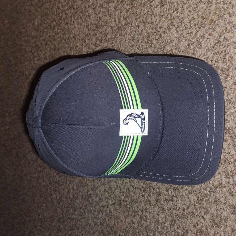 Pinehurst Putterboy Pukka Headwear Hat Adult Adjustable Strap Blue Golf Cap L/XL